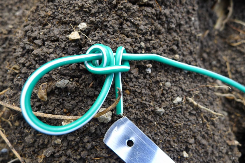 close up of the tautline hitch