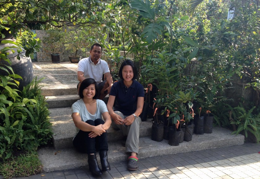 Right before we dropped off Monica the airport!