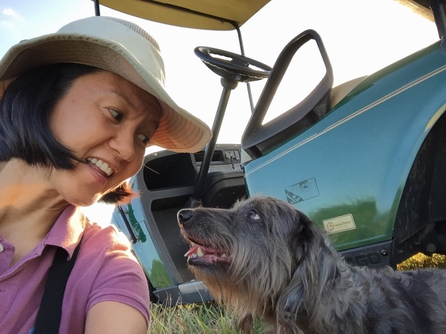 Momo is excited too!